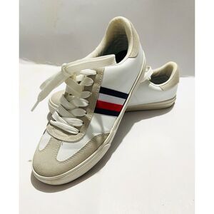 Tommy Hilfiger White and Beige Athletic Shoes